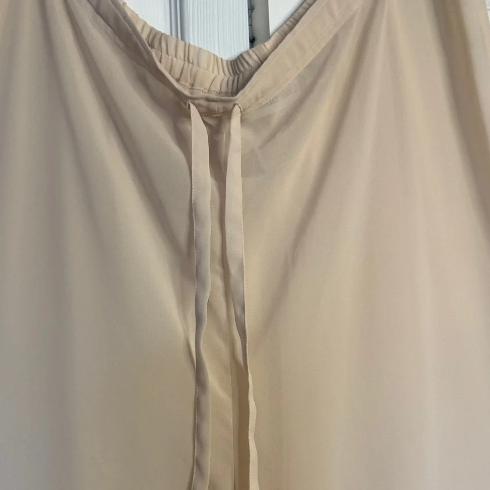 Victoria's Secret Cream Sheer Beachpants Size XL
